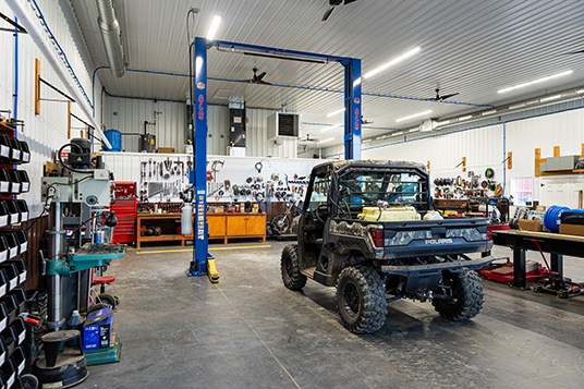 Wynstride Residential Garage - Interior View