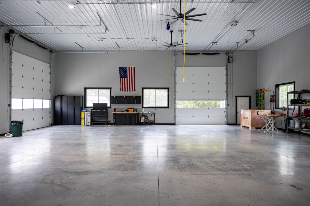 Interior view of custom shop