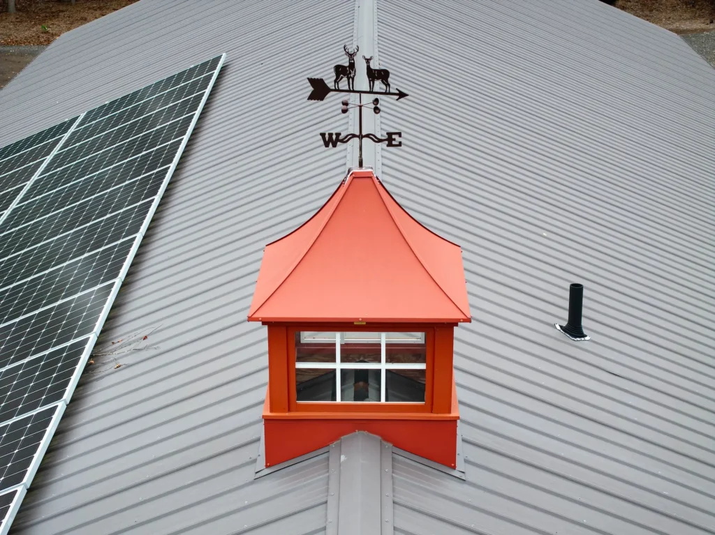 Architectural Detail: Solar Array and Weathervane